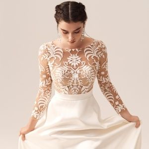 BHLDN Willowby Watters Serena Gown Size 0 NEW